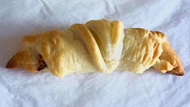 Brioche con barretta Kinder, un ripieno alternativo e molto goloso