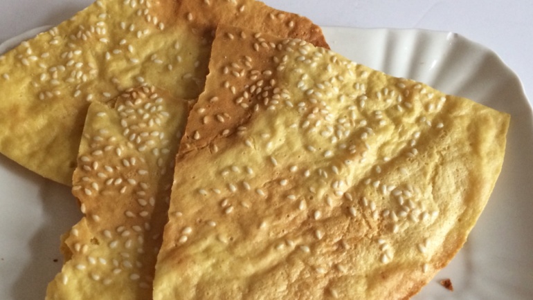 Schiacciata di ceci, uno snack light e buonissimo!
