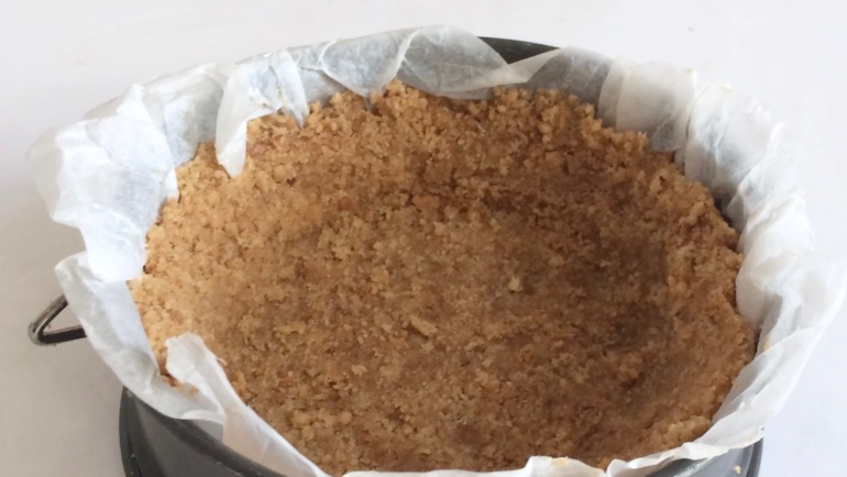 Base per torta senza cottura: ciao ciao caldo!