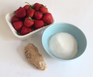 composta_fragole_zenzero_ingredienti
