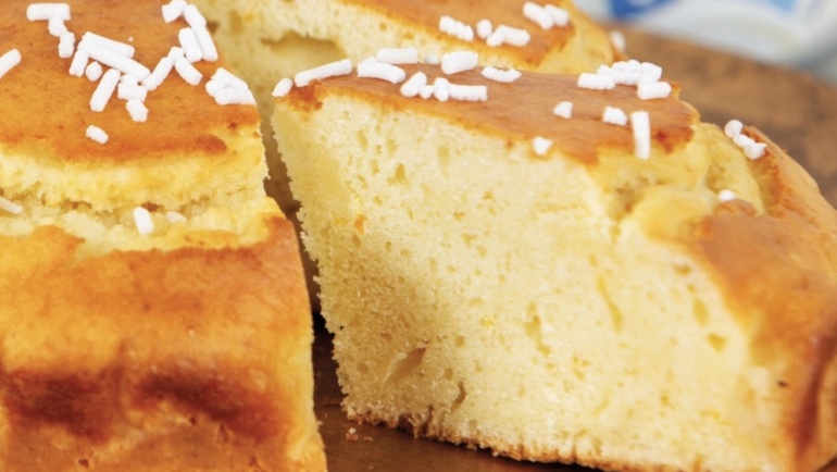 Torta arancia e mascarpone