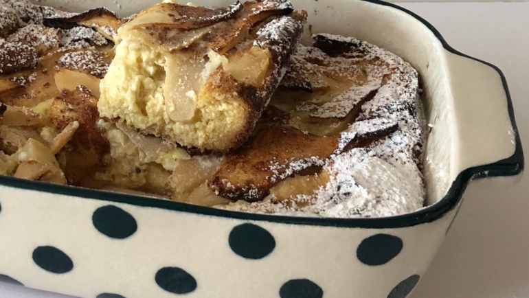 Budino di pandoro e mele a modo mio: strepitoso e da provare!