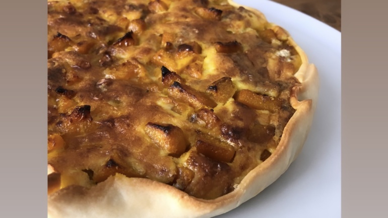 Torta zucca, noci e gorgonzola a modo mio